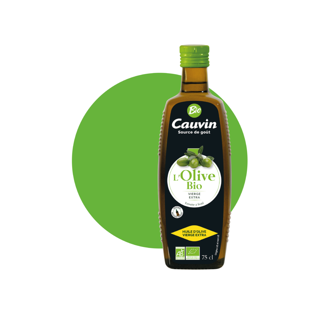 Huile d'olive bio Fruitée vert CAUVIN